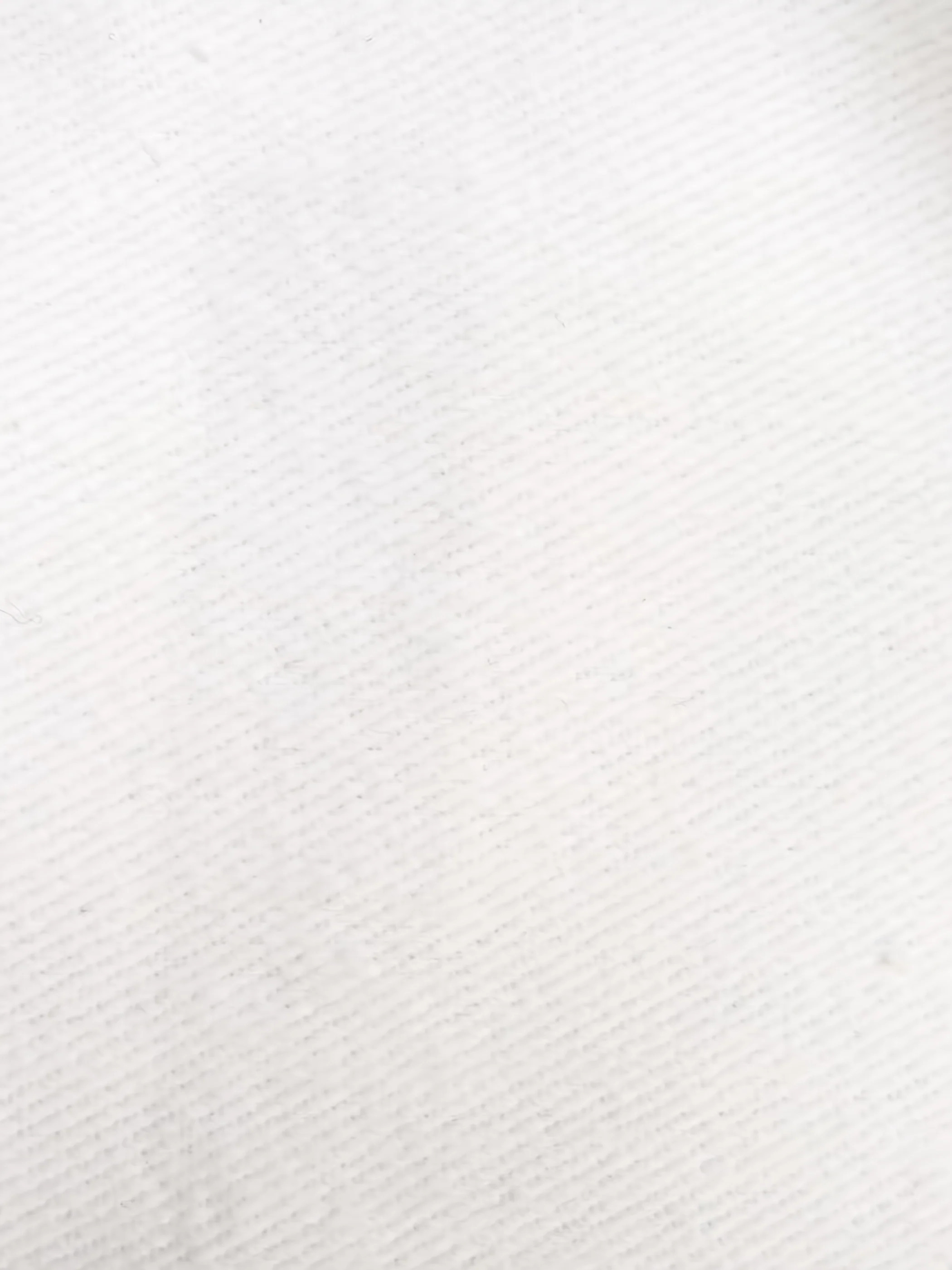 White 10OZ 100% Cotton Brushed Denim Fabric