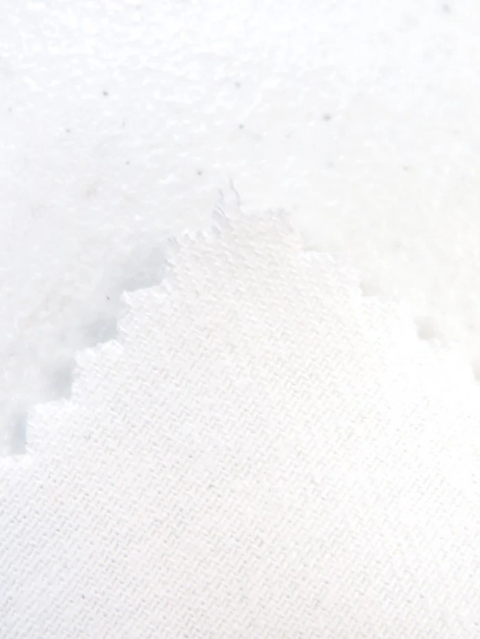 White 10OZ 100% Cotton Brushed Denim Fabric - Image 2