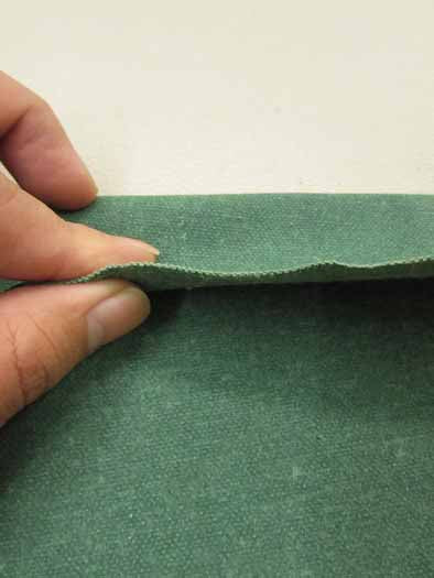 100% Waxed Cotton Waterproof Canvas Fabric / Brown (#10) (14oz) / Sold By The Yard - Image 3