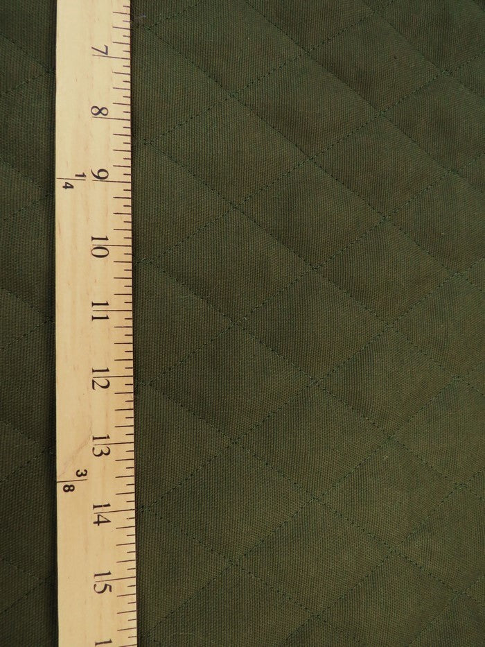 12 oz  Cotton Canvas DOUBLE SIDED BATTING w peach skin fabric - ARMY GREEN/Black - Image 6