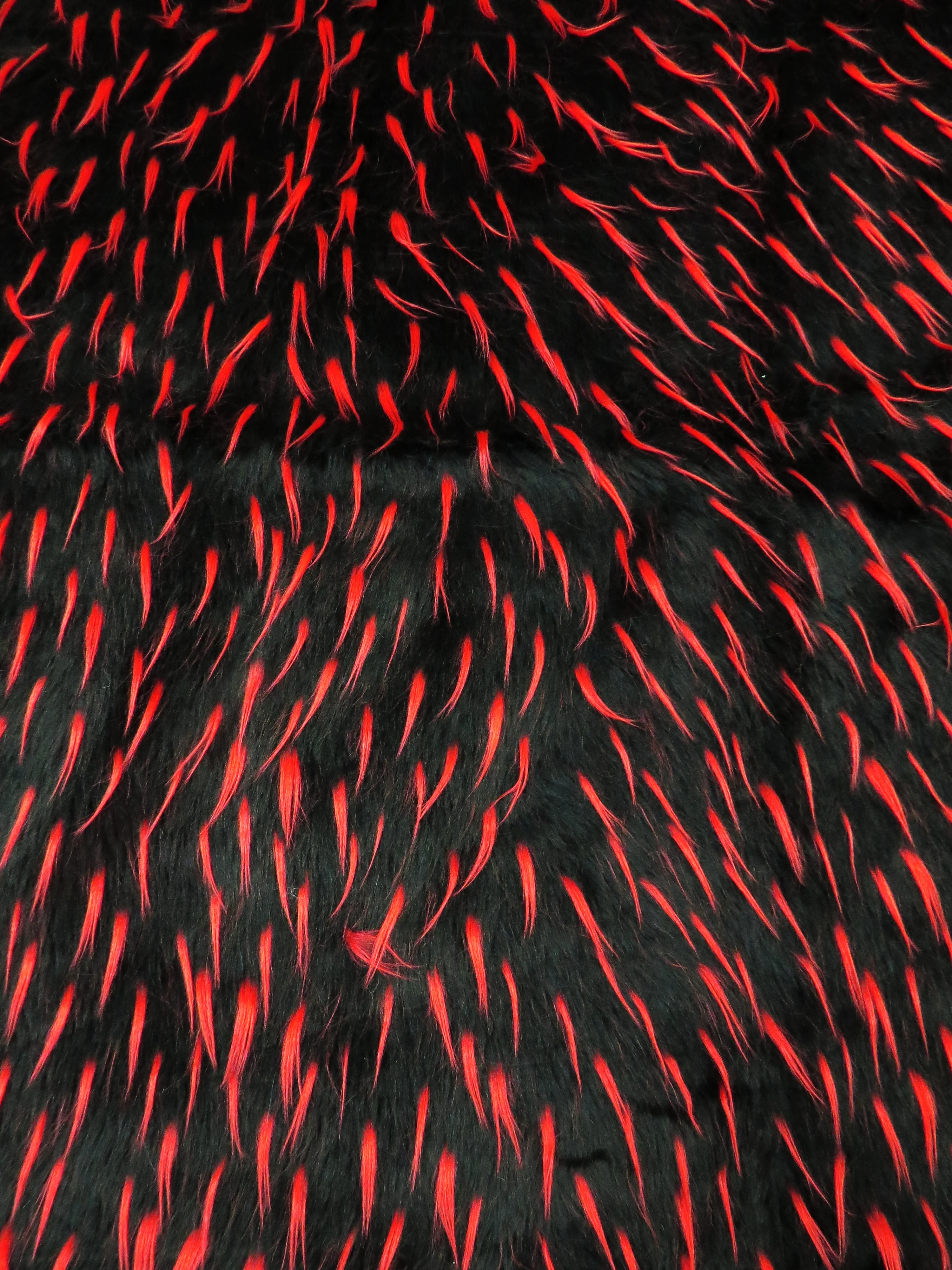 2 and 3 Tone Spiked Shaggy Long Pile Faux Fur Fabric / Sold by The Yard - Image 18