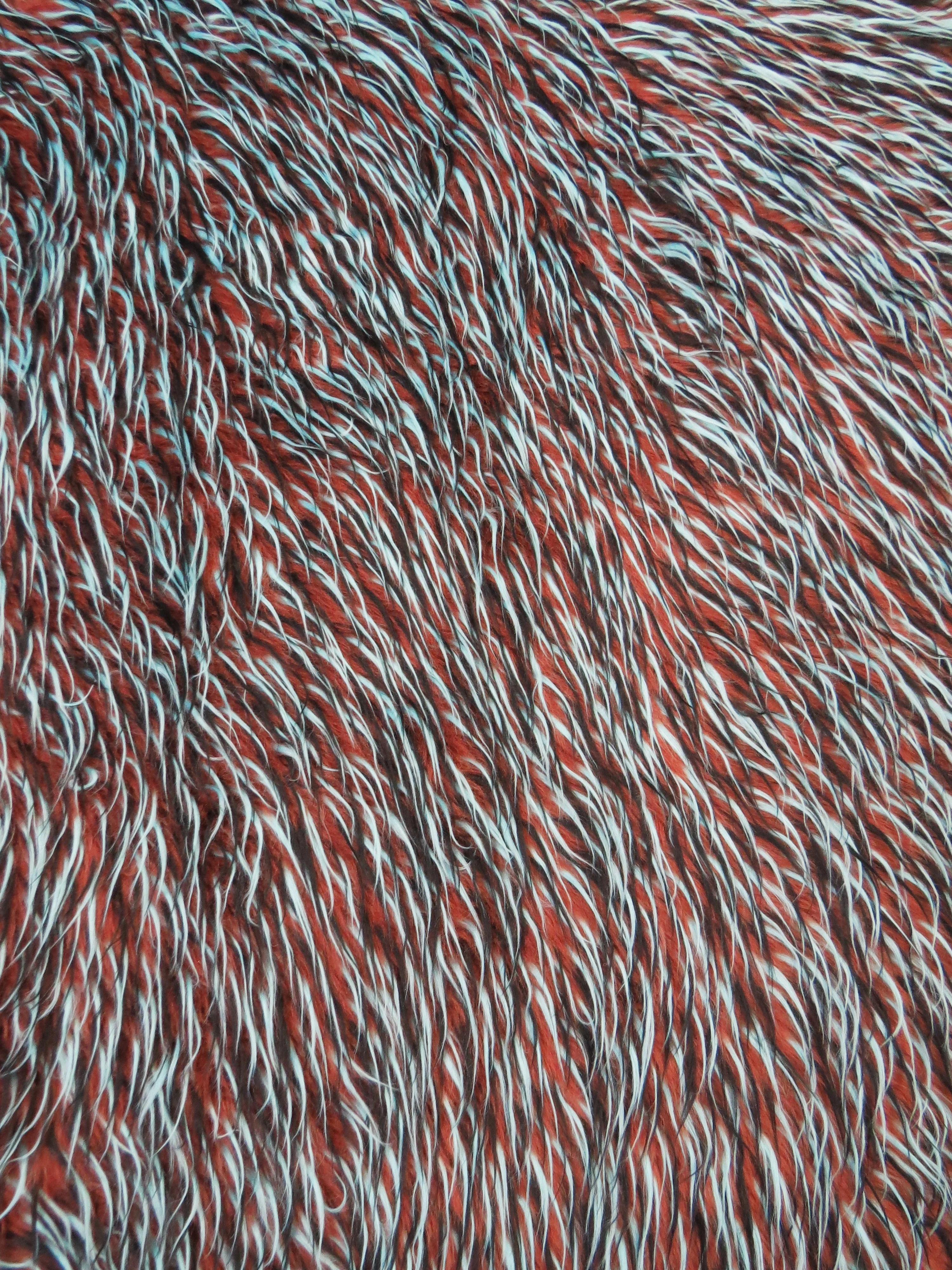 2 and 3 Tone Spiked Shaggy Long Pile Faux Fur Fabric / Sold by The Yard - Image 31