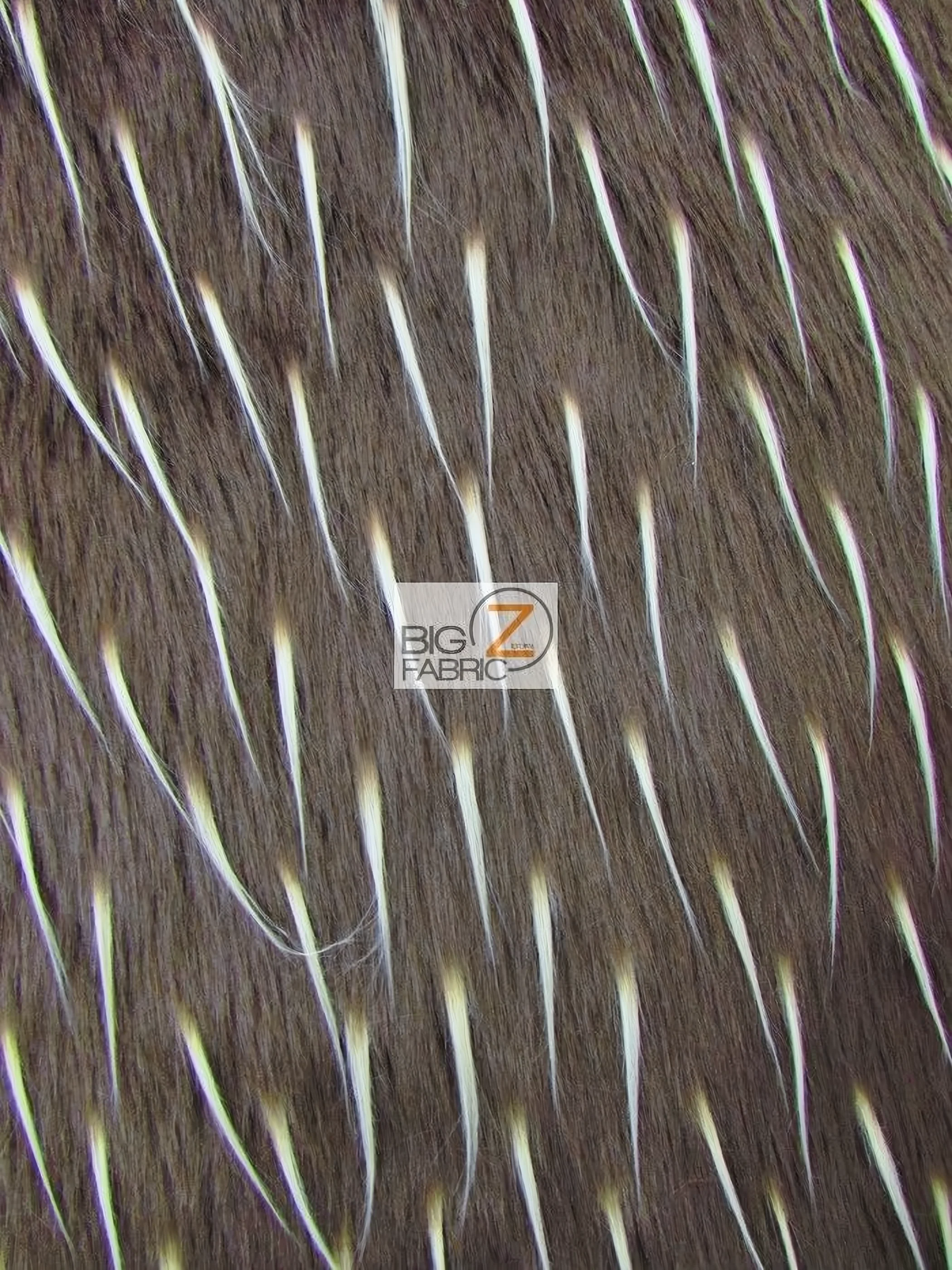 2 and 3 Tone Spiked Shaggy Long Pile Faux Fur Fabric / Sold by The Yard - Image 47