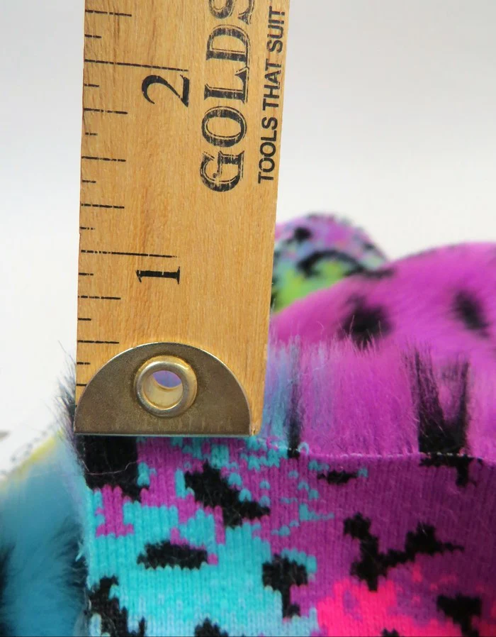 30 Yard Roll of Rainbow Leopard Animal Faux Fur Fabric - Image 4
