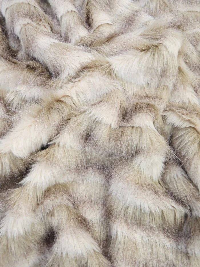 Animal Faux Fur – 2 Tone Peacock