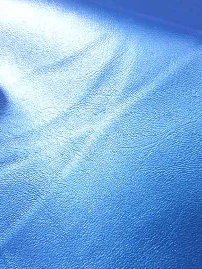Metallic Blue Marine Vinyl Fabric / Sold By The Yard - Image 3