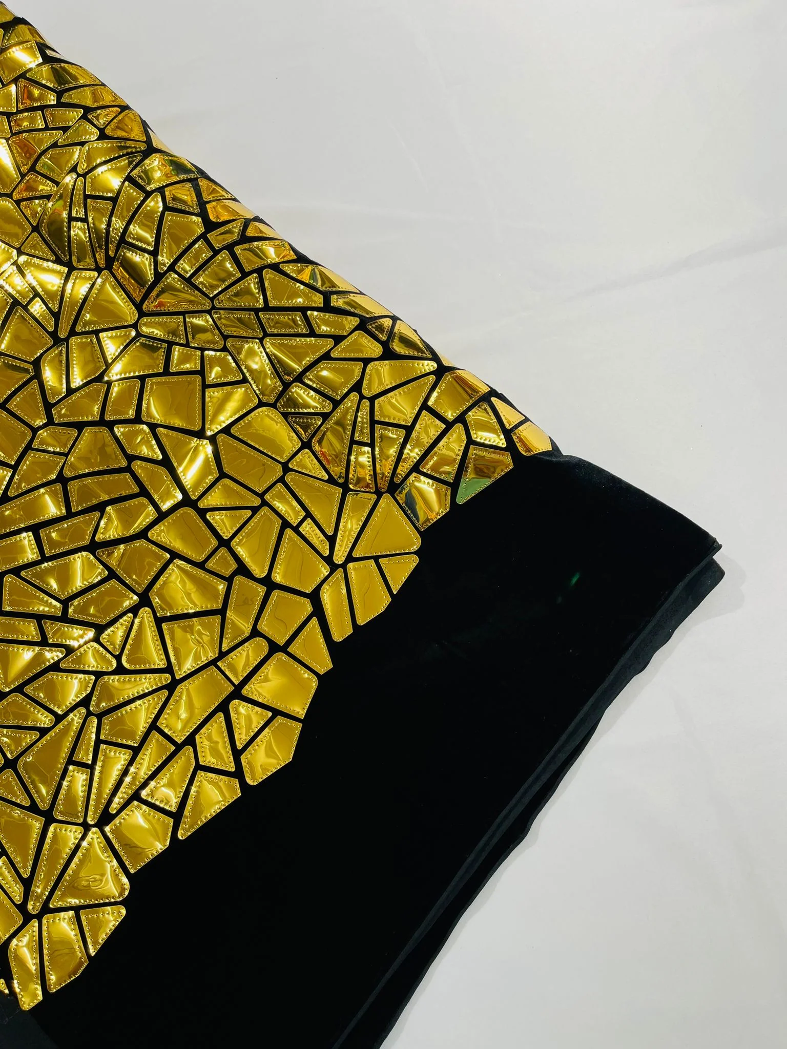 Broken Glass Sequin Velvet Fabric /Sold By The Yard - Image 12