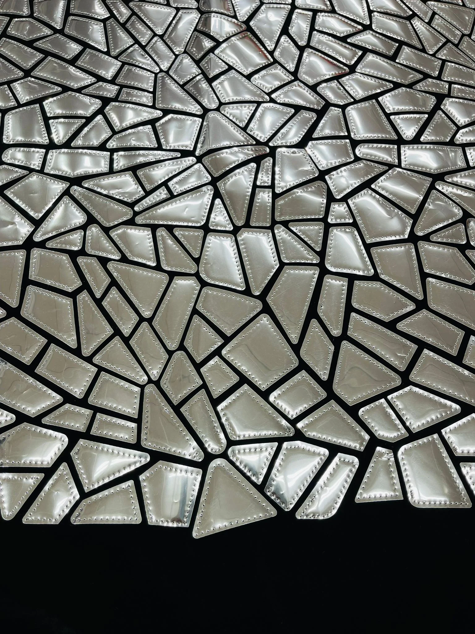 Broken Glass Sequin Velvet Fabric /Sold By The Yard - Image 16