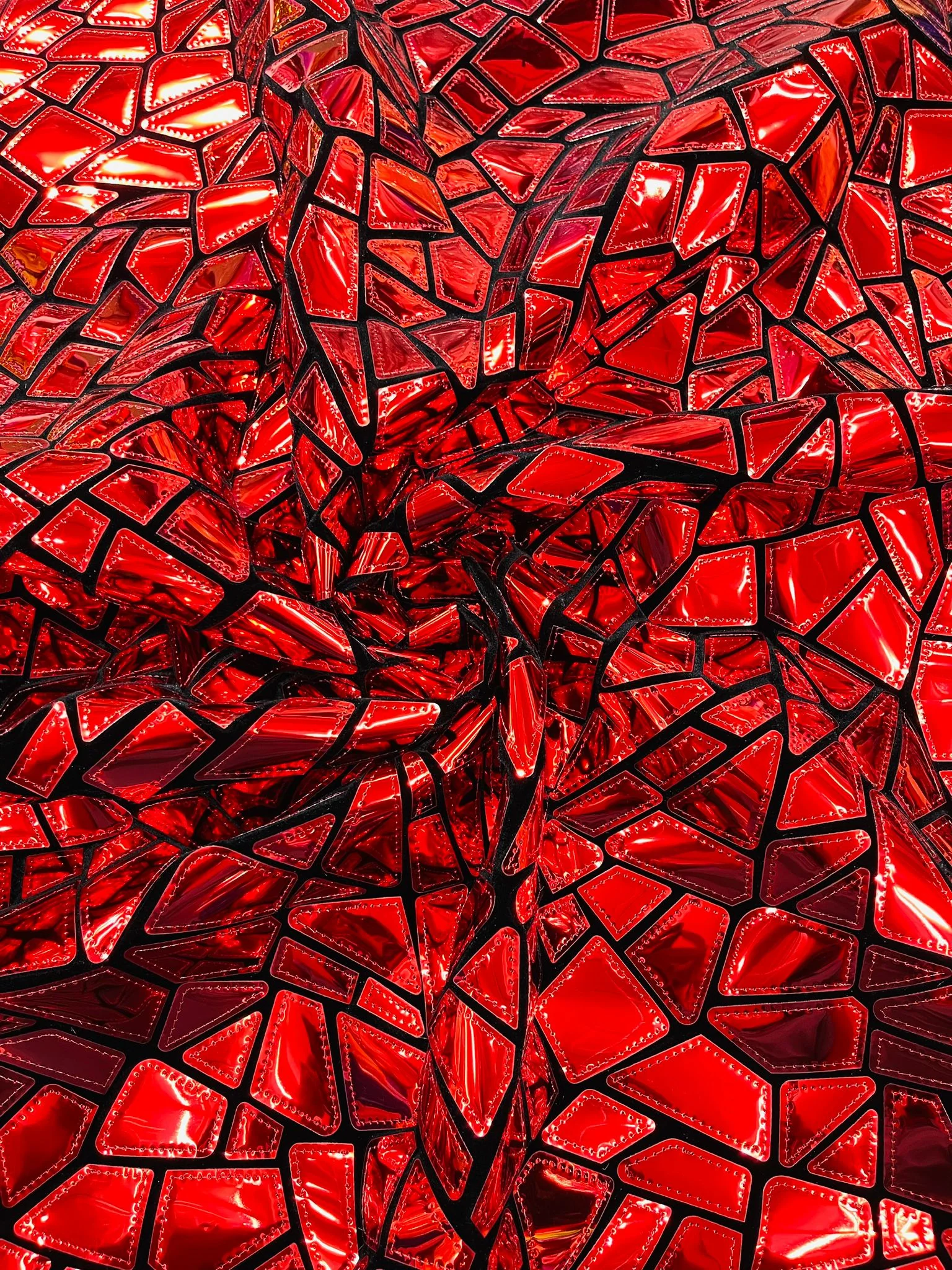 Broken Glass Sequin Velvet Fabric /Sold By The Yard - Image 17
