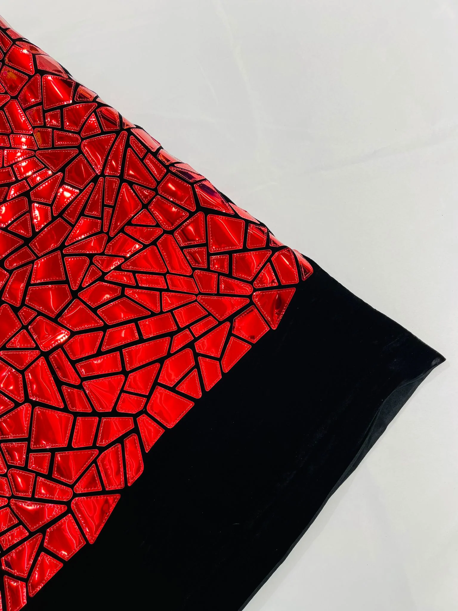 Broken Glass Sequin Velvet Fabric /Sold By The Yard - Image 18