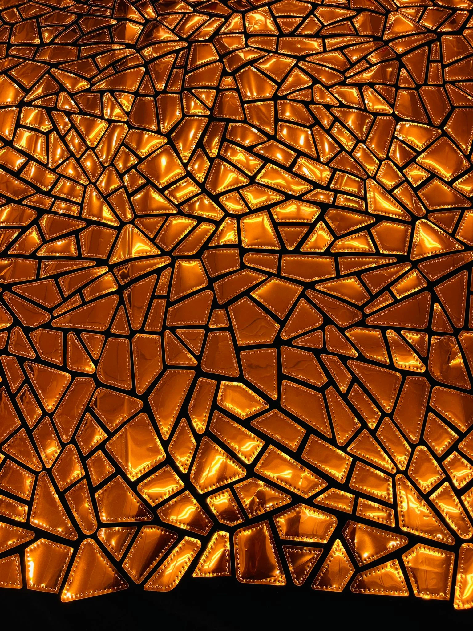 Broken Glass Sequin Velvet Fabric /Sold By The Yard - Image 2