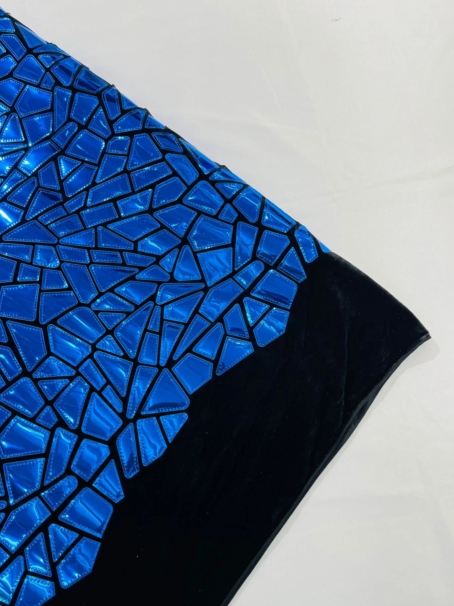 Broken Glass Sequin Velvet Fabric /Sold By The Yard - Image 21