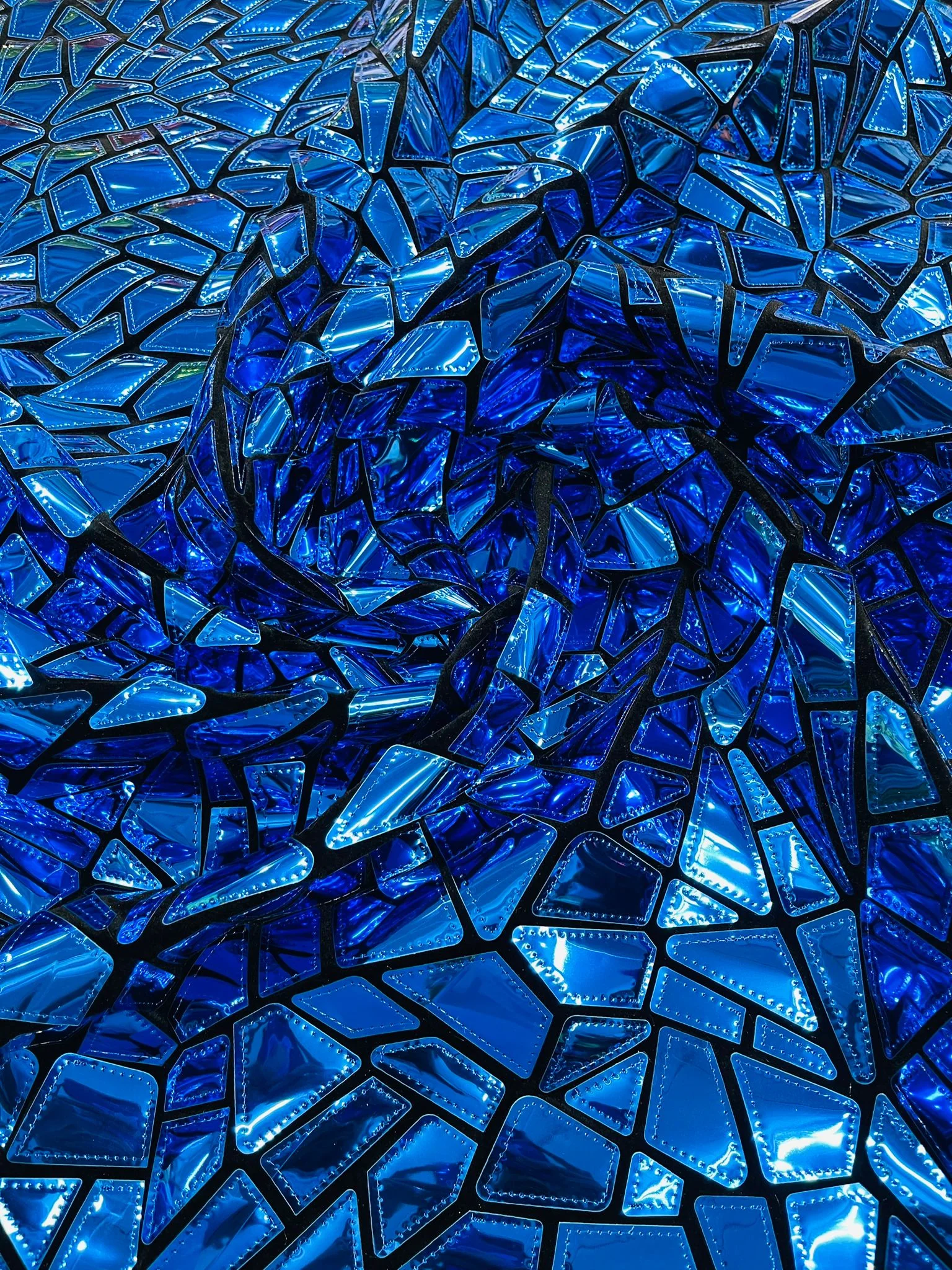 Broken Glass Sequin Velvet Fabric /Sold By The Yard - Image 22