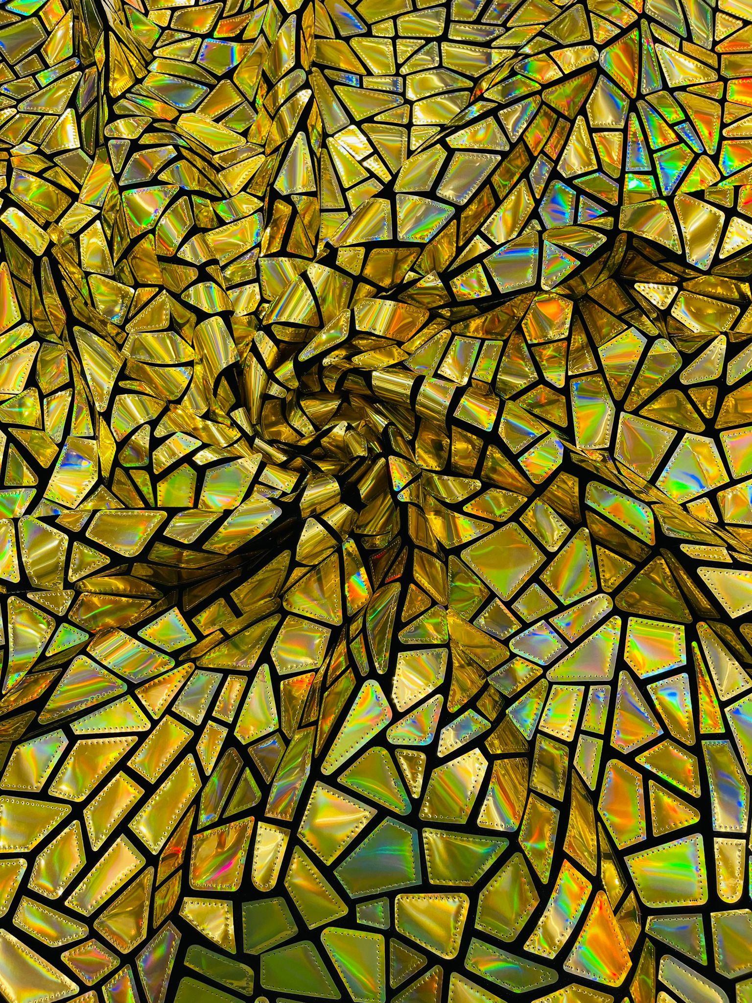 Broken Glass Sequin Velvet Fabric /Sold By The Yard - Image 23