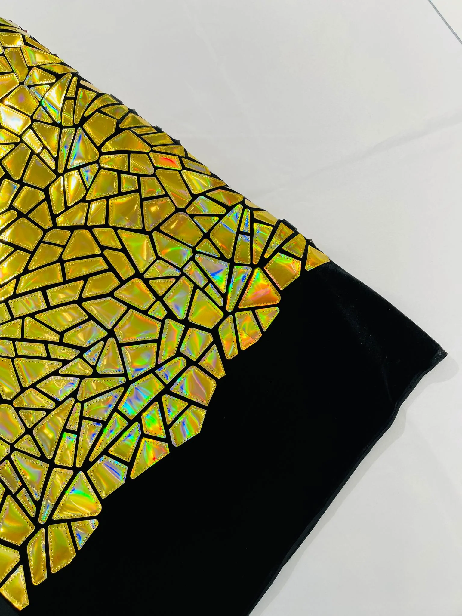 Broken Glass Sequin Velvet Fabric /Sold By The Yard - Image 24