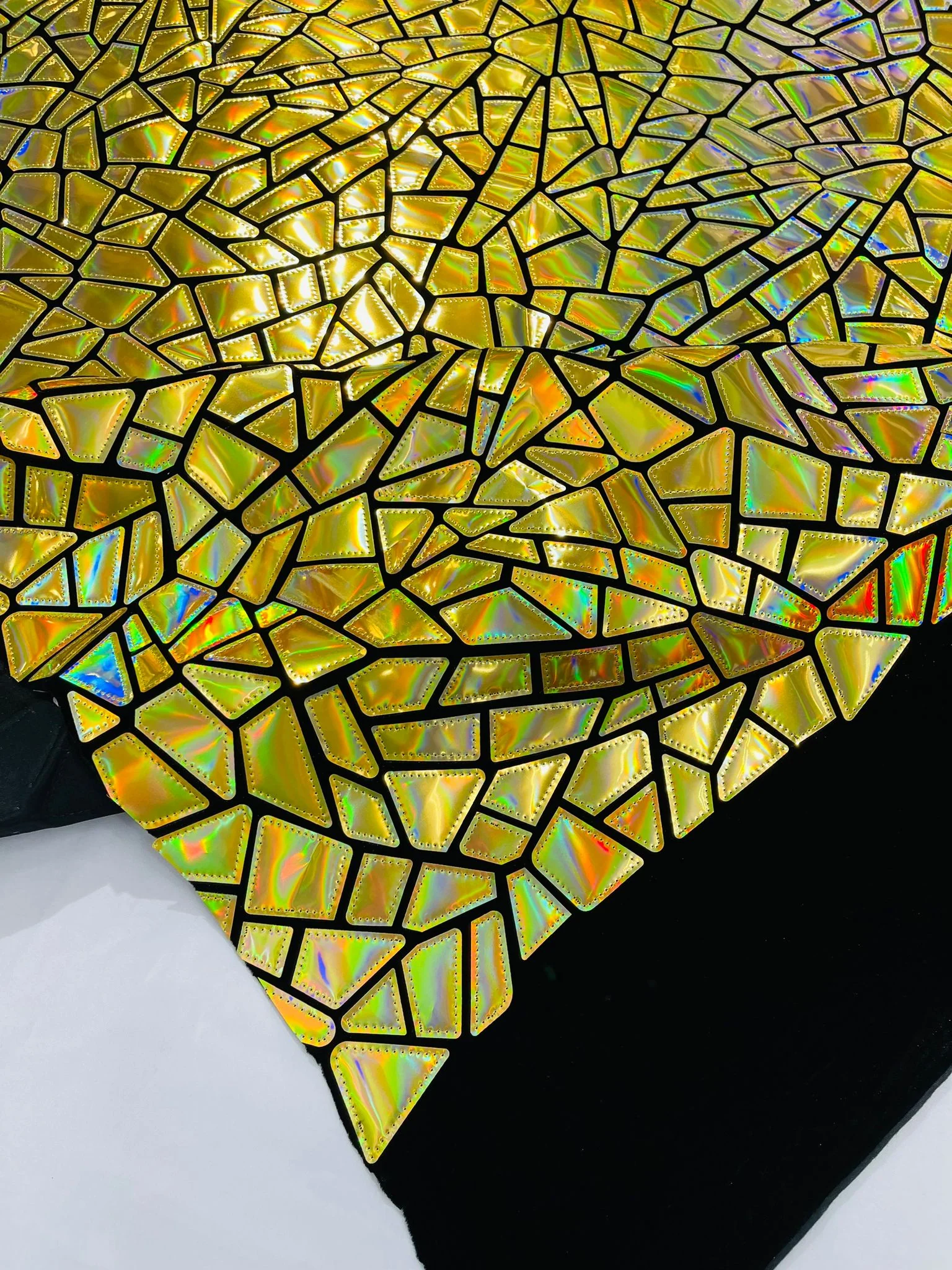 Broken Glass Sequin Velvet Fabric /Sold By The Yard - Image 25