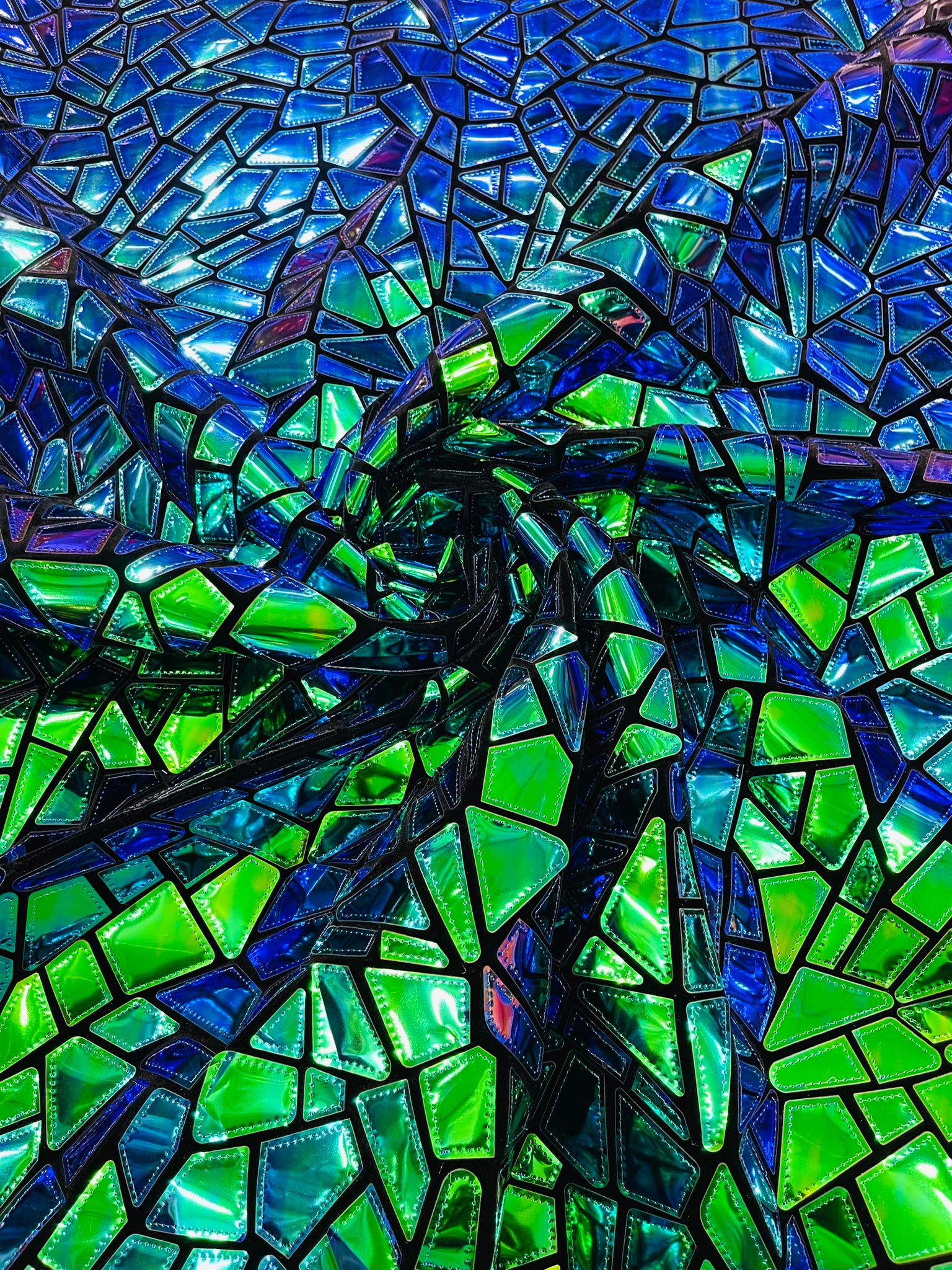 Broken Glass Sequin Velvet Fabric /Sold By The Yard - Image 29