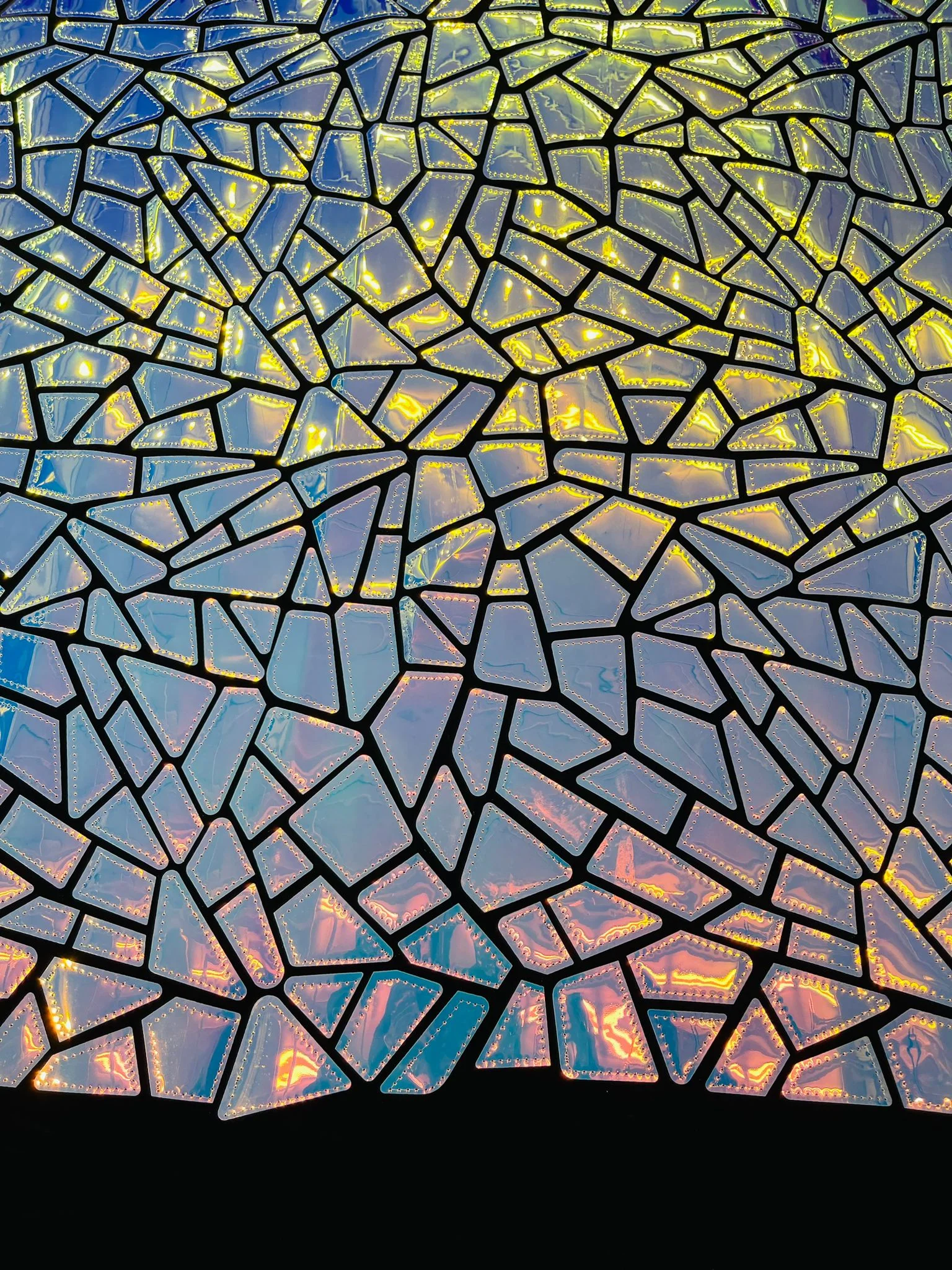 Broken Glass Sequin Velvet Fabric /Sold By The Yard - Image 35