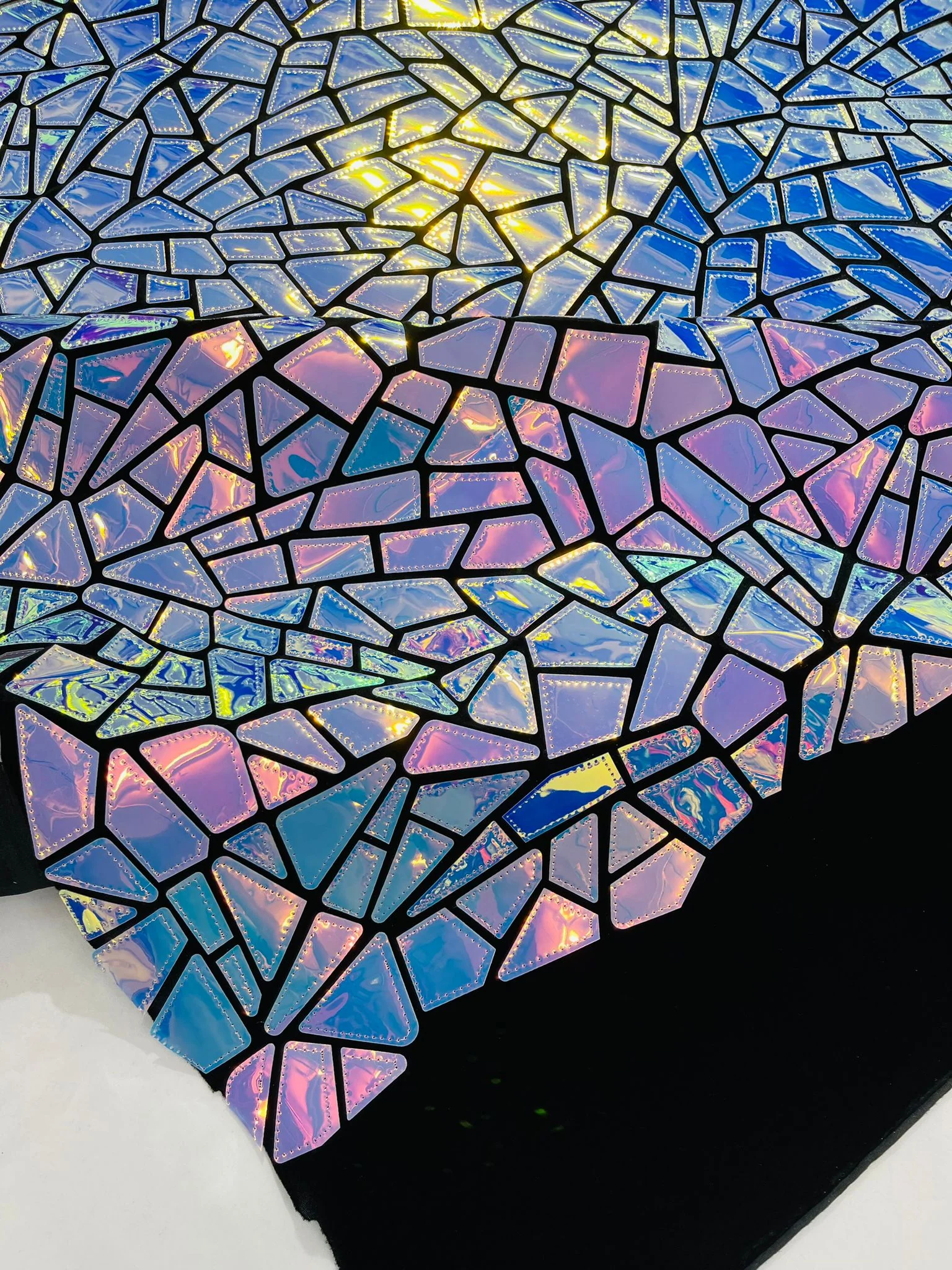 Broken Glass Sequin Velvet Fabric /Sold By The Yard - Image 37