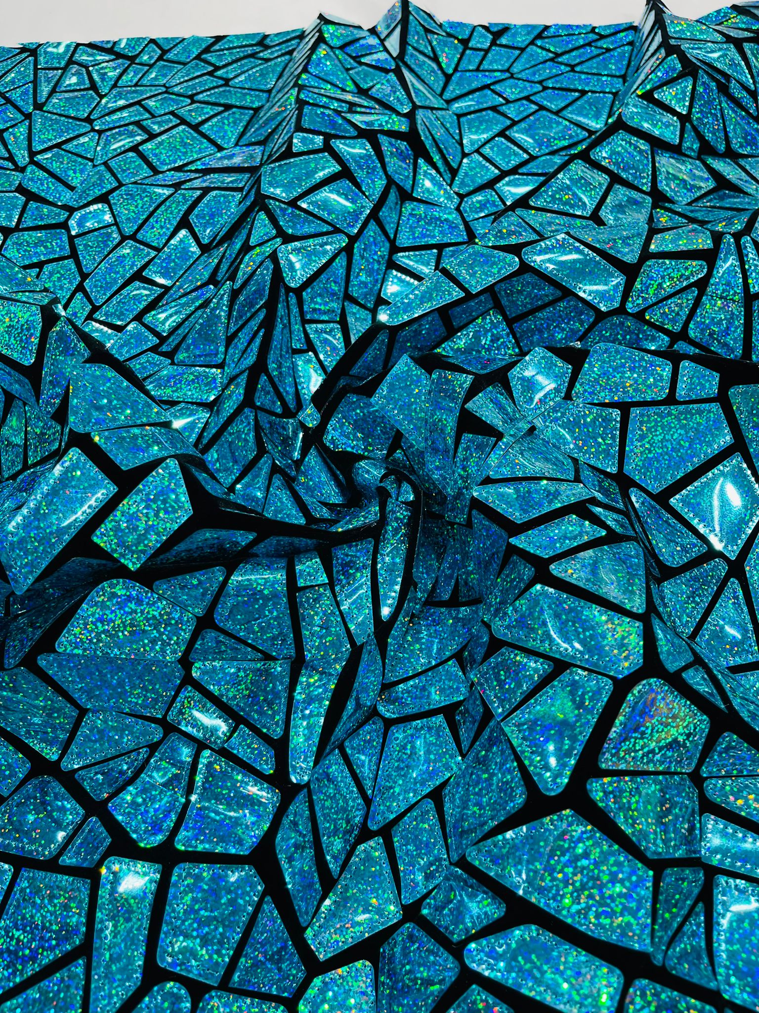 Broken Glass Sequin Velvet Fabric /Sold By The Yard - Image 38