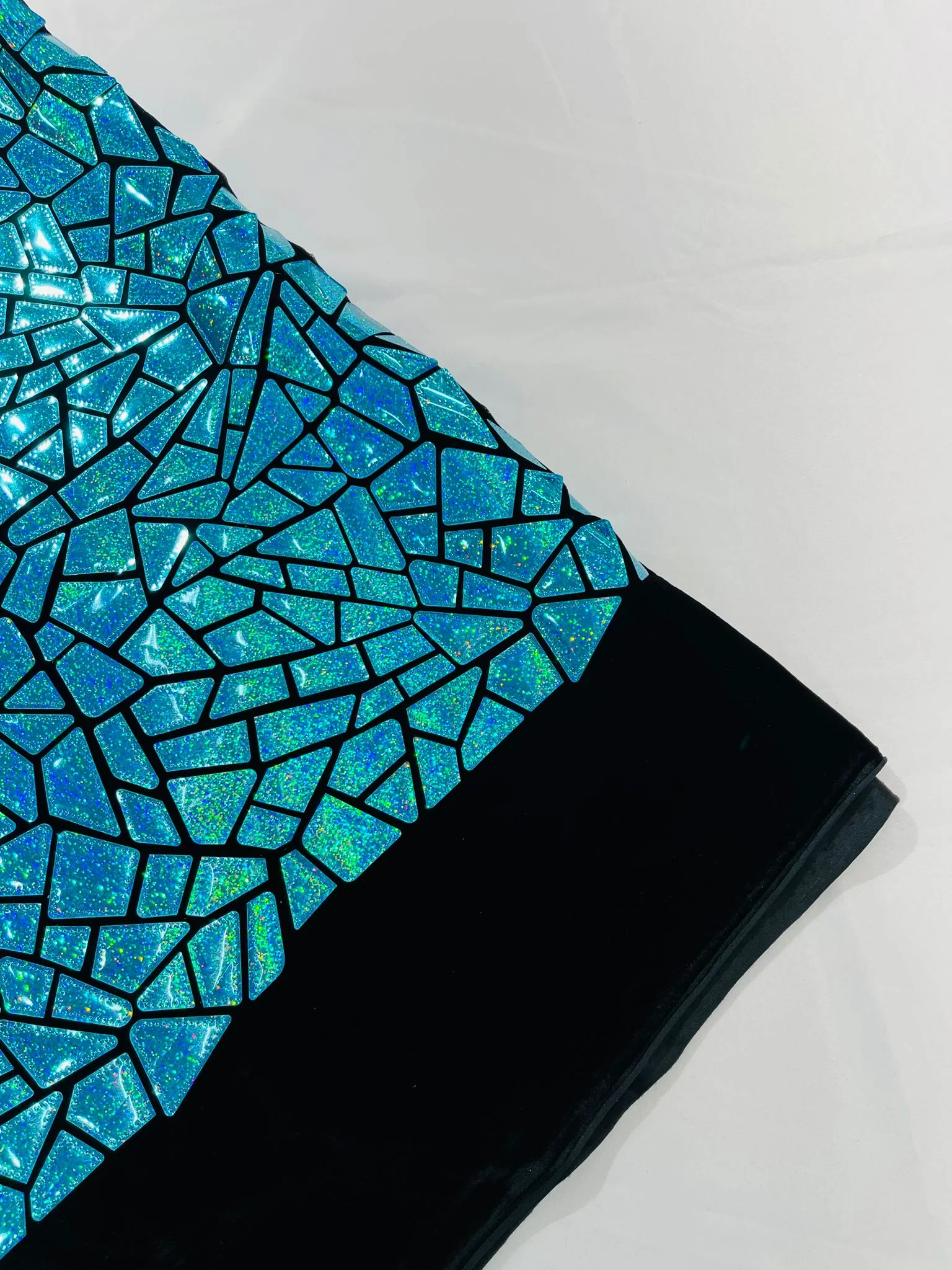 Broken Glass Sequin Velvet Fabric /Sold By The Yard - Image 39