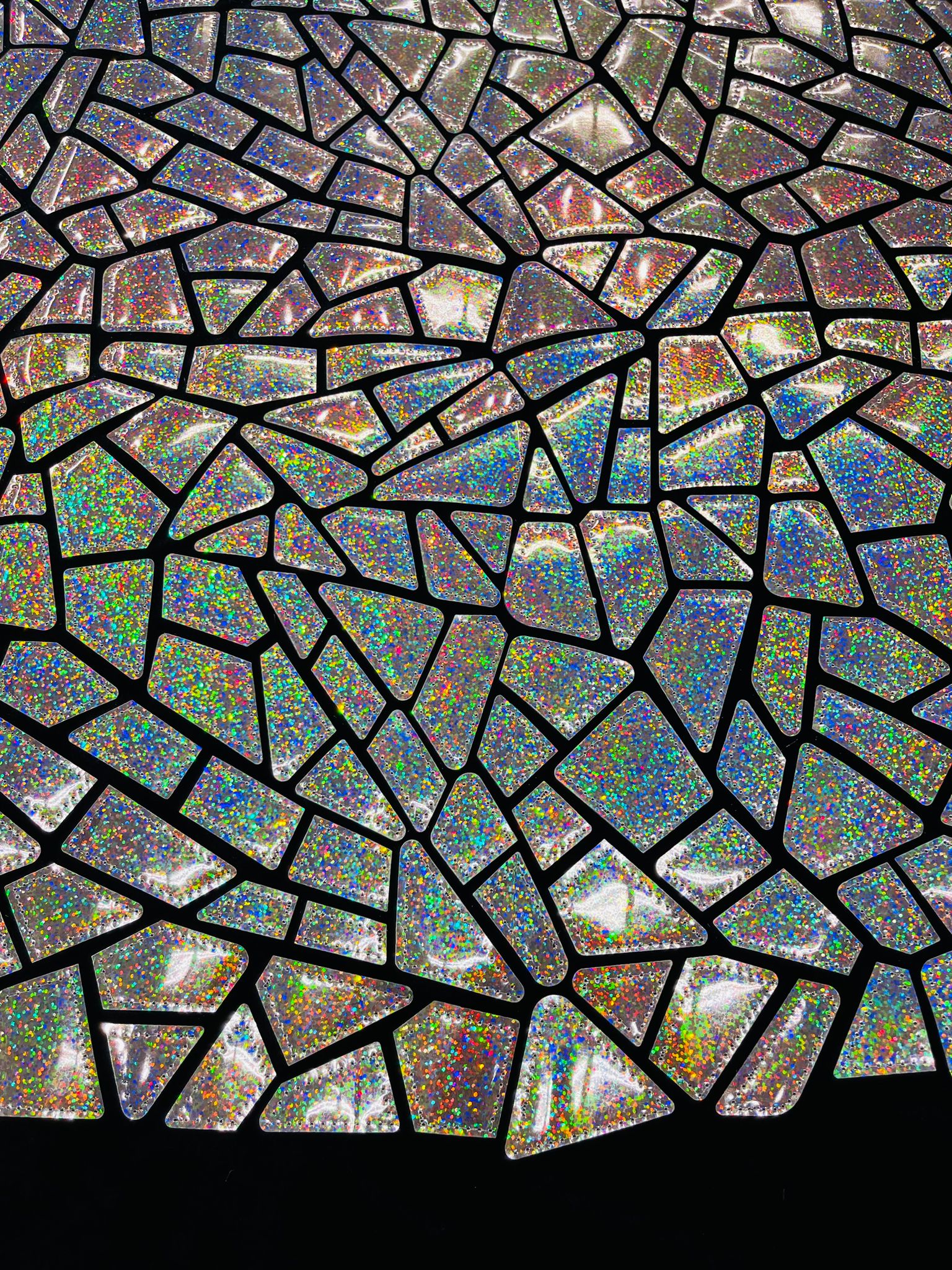 Broken Glass Sequin Velvet Fabric /Sold By The Yard - Image 43