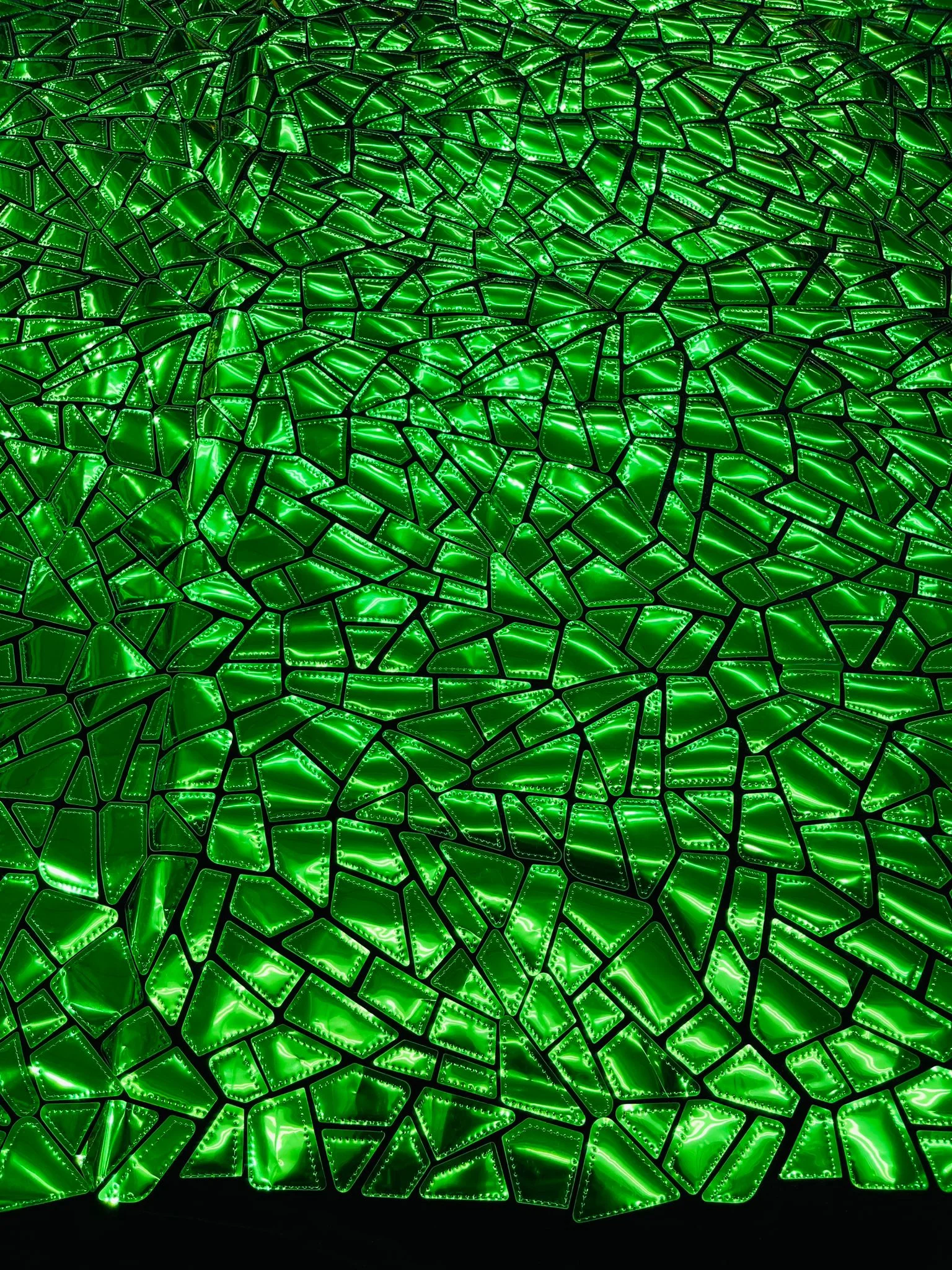 Broken Glass Sequin Velvet Fabric /Sold By The Yard - Image 5