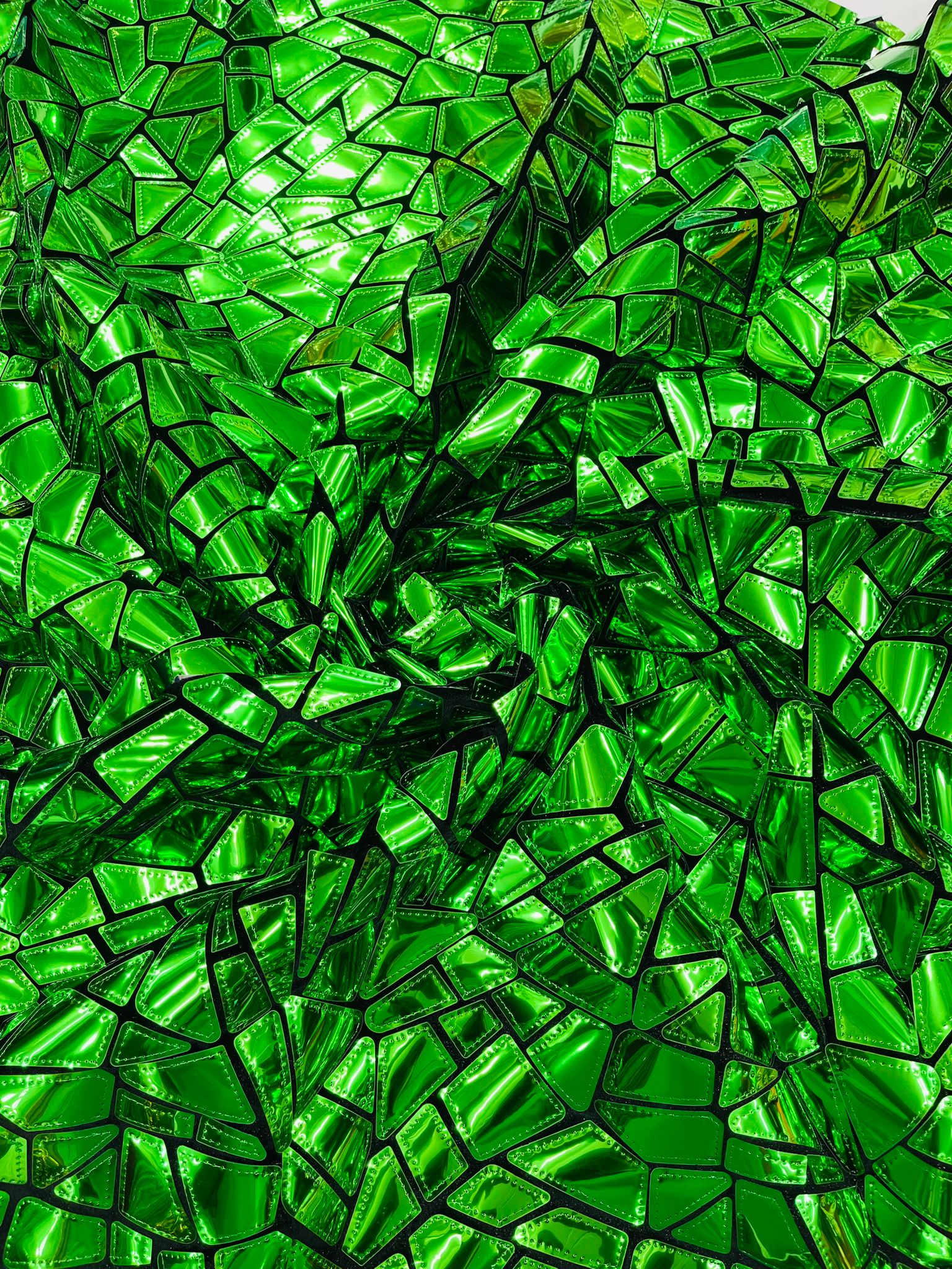 Broken Glass Sequin Velvet Fabric /Sold By The Yard - Image 7
