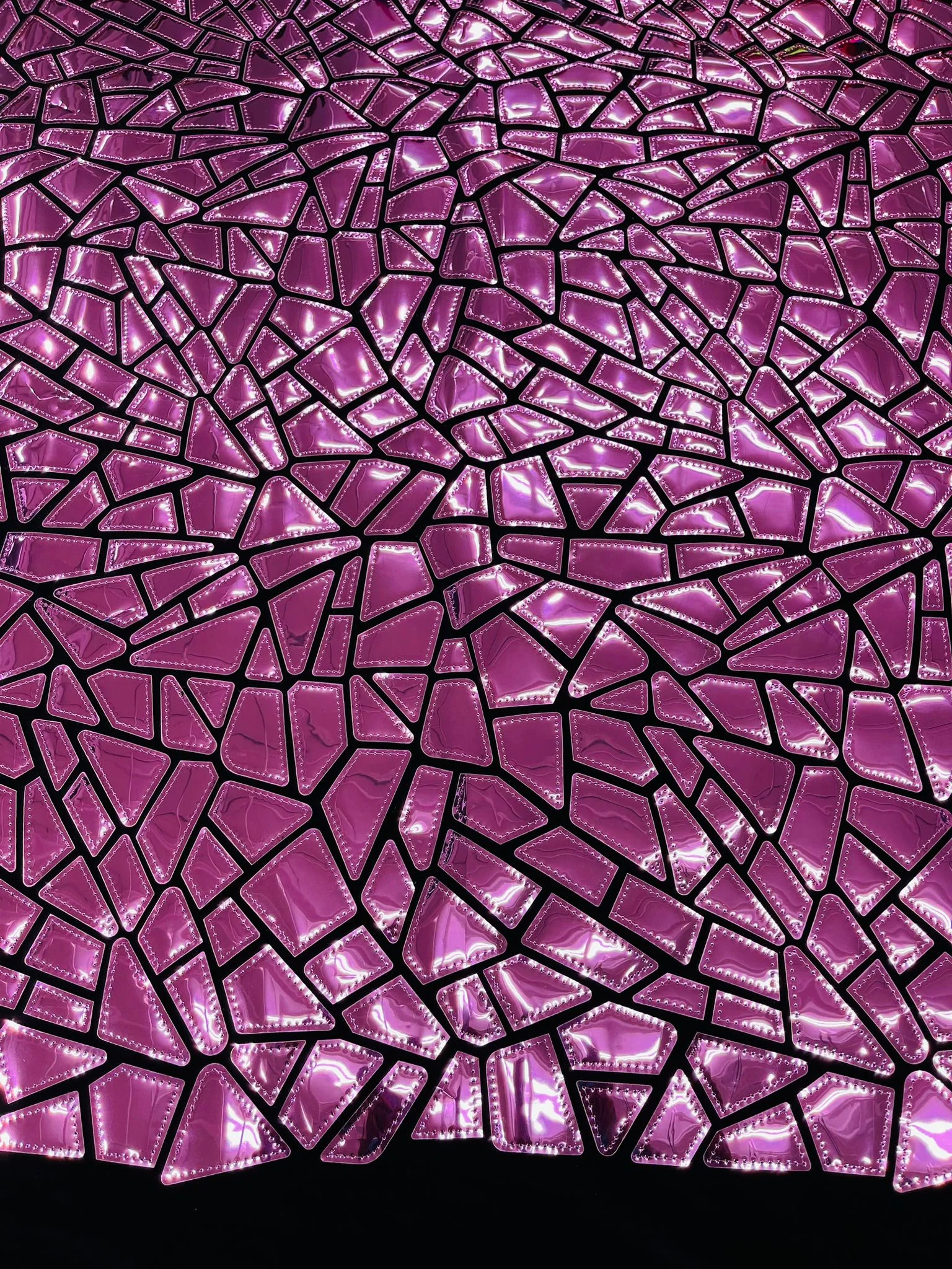 Broken Glass Sequin Velvet Fabric /Sold By The Yard - Image 8