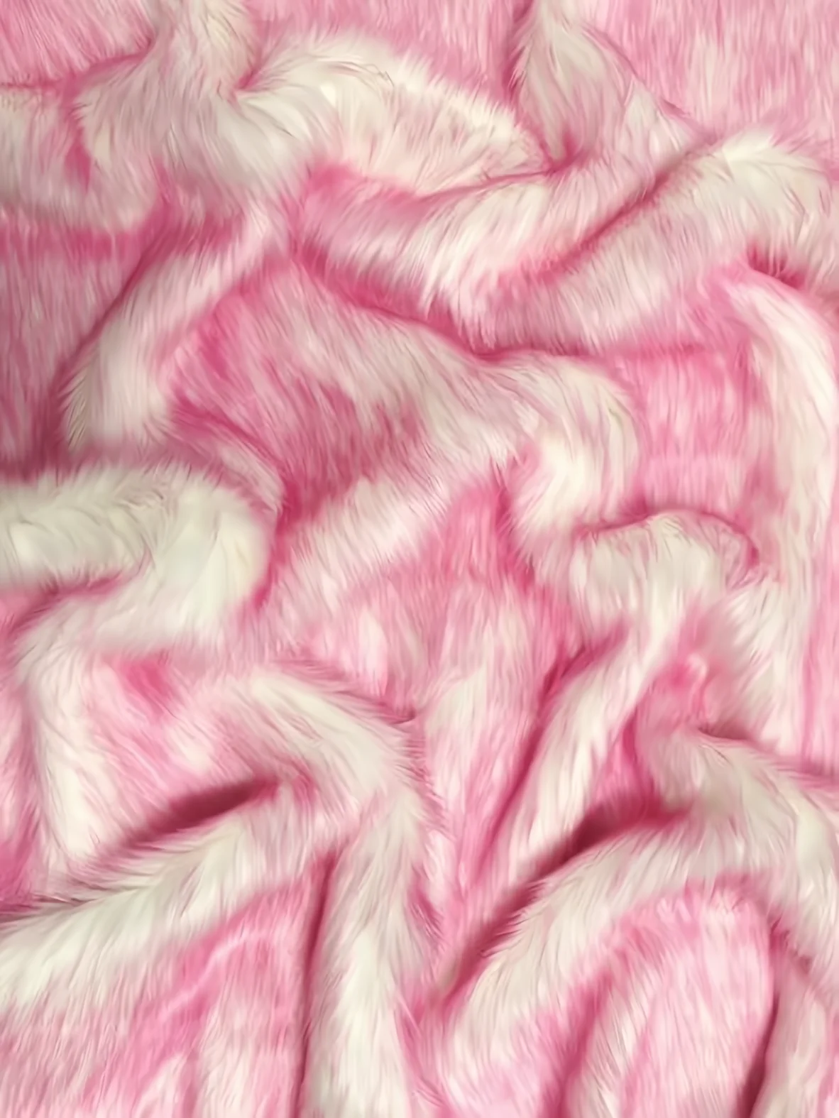 Bubble Gum Candy Shag Fabric / Sold By The Yard (SECOND QUALITY GOODS)