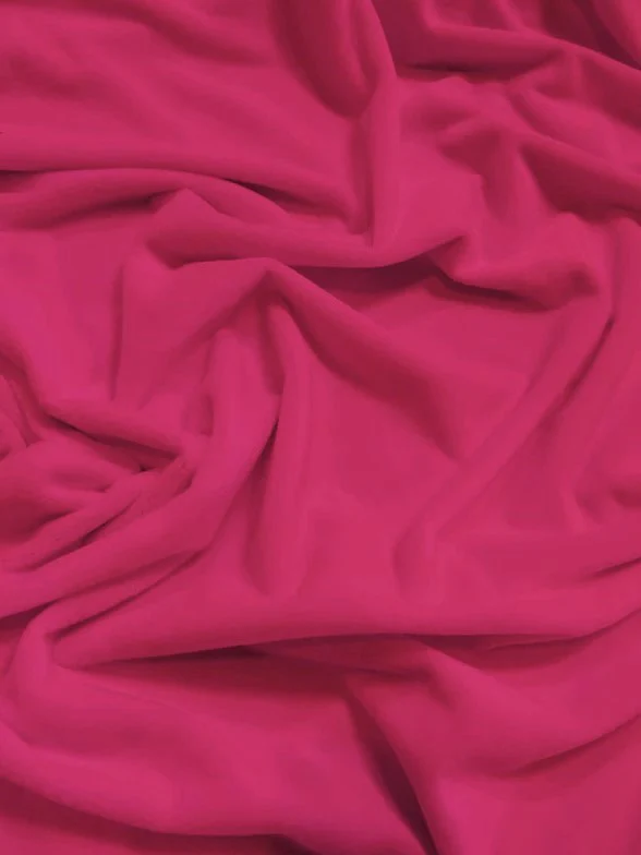 Cerise Minky Solid Baby Soft Fabric