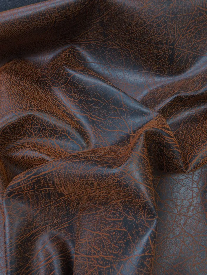 Copper Distressed Velvet Flocking Vinyl / 30 Yard Roll - Image 2