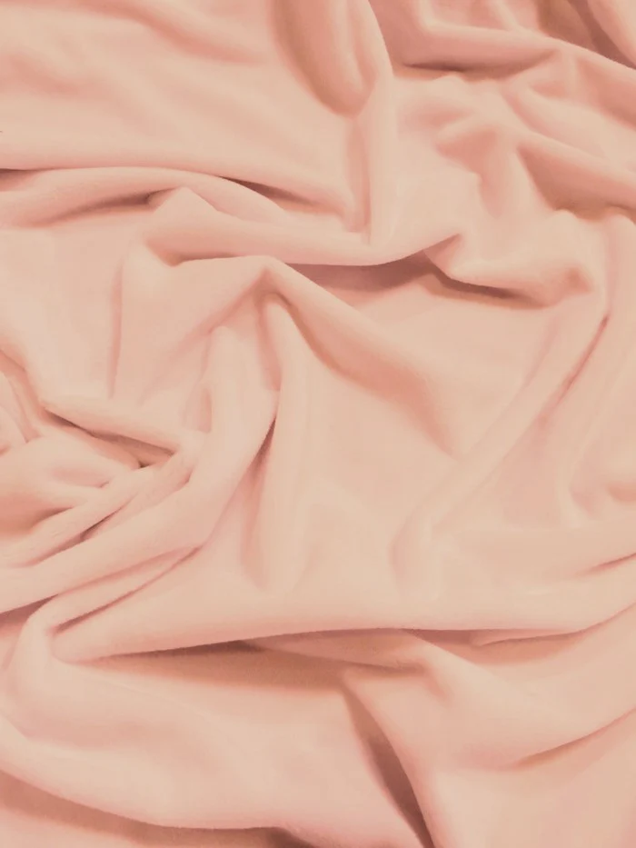 Coral Minky Solid Baby Soft Fabric (Second Quality Goods)