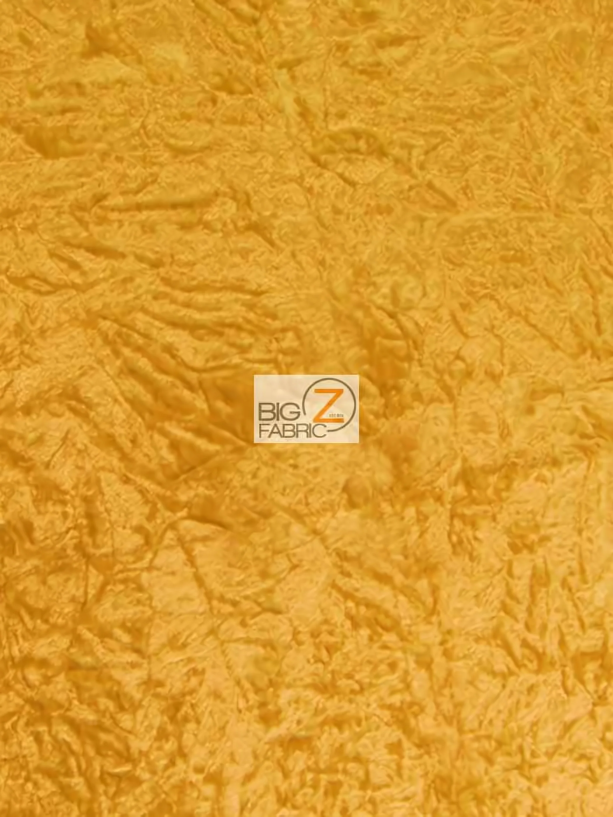 Crushed Flocking Upholstery Velvet Fabric / Yellow / 50 Yard Roll