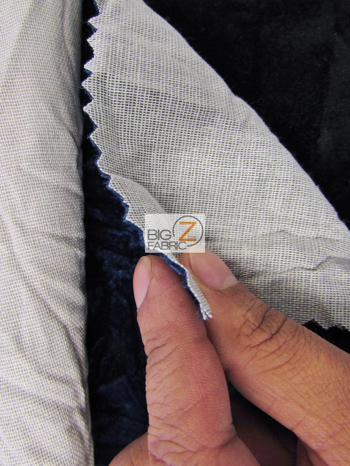 Crushed Flocking Upholstery Velvet Fabric / Yellow / 50 Yard Roll - Image 2