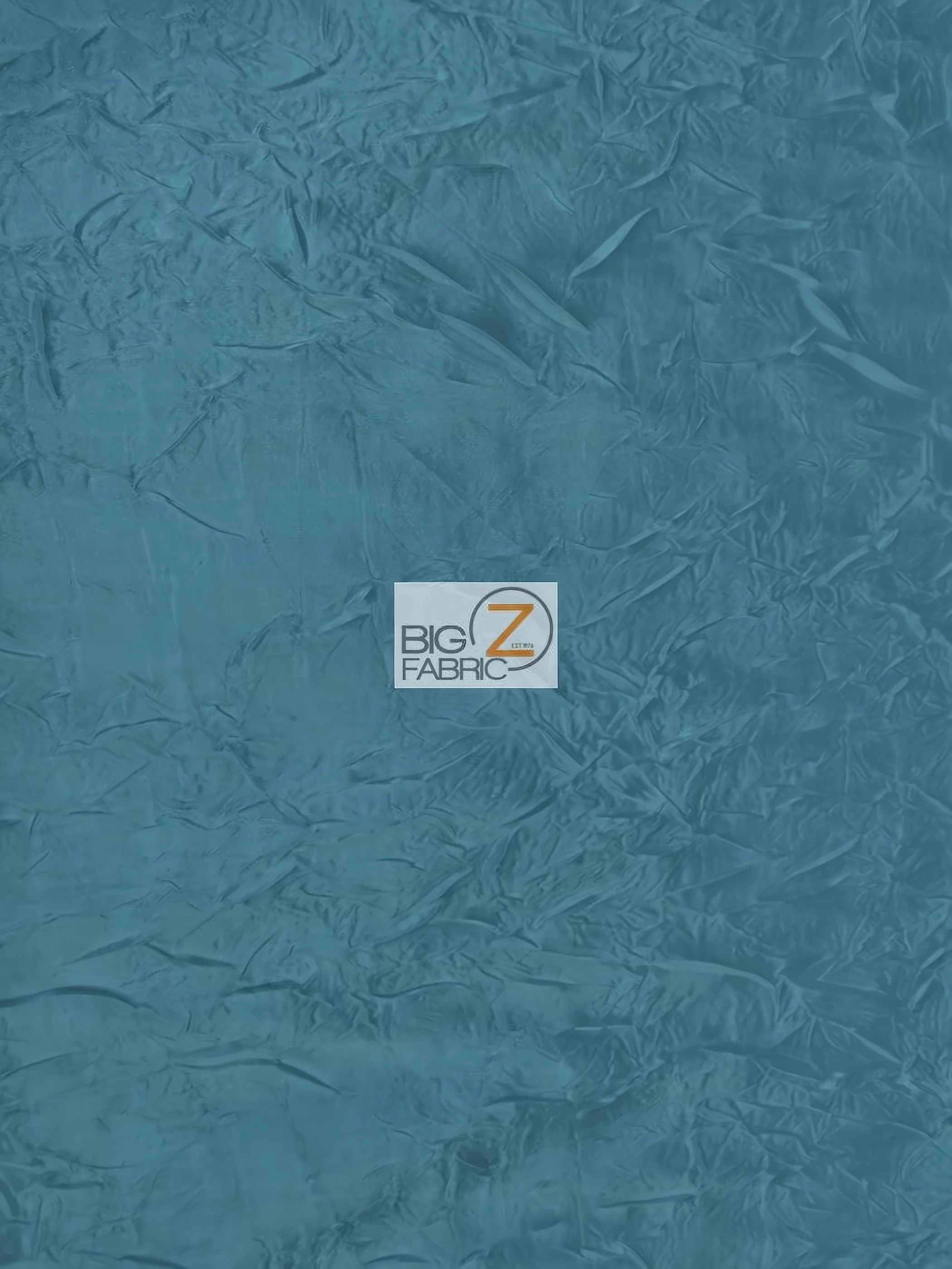Crushed Satin Fabric / Teal / Sold By The Yard Closeout!!!