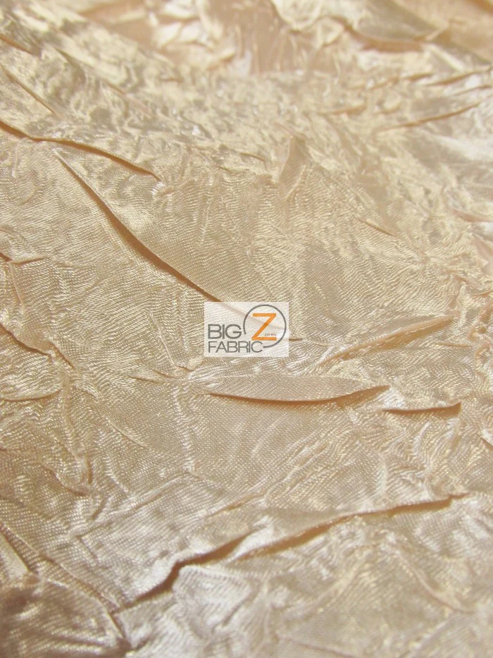 Crushed Satin Fabric / Teal / Sold By The Yard Closeout!!! - Image 4