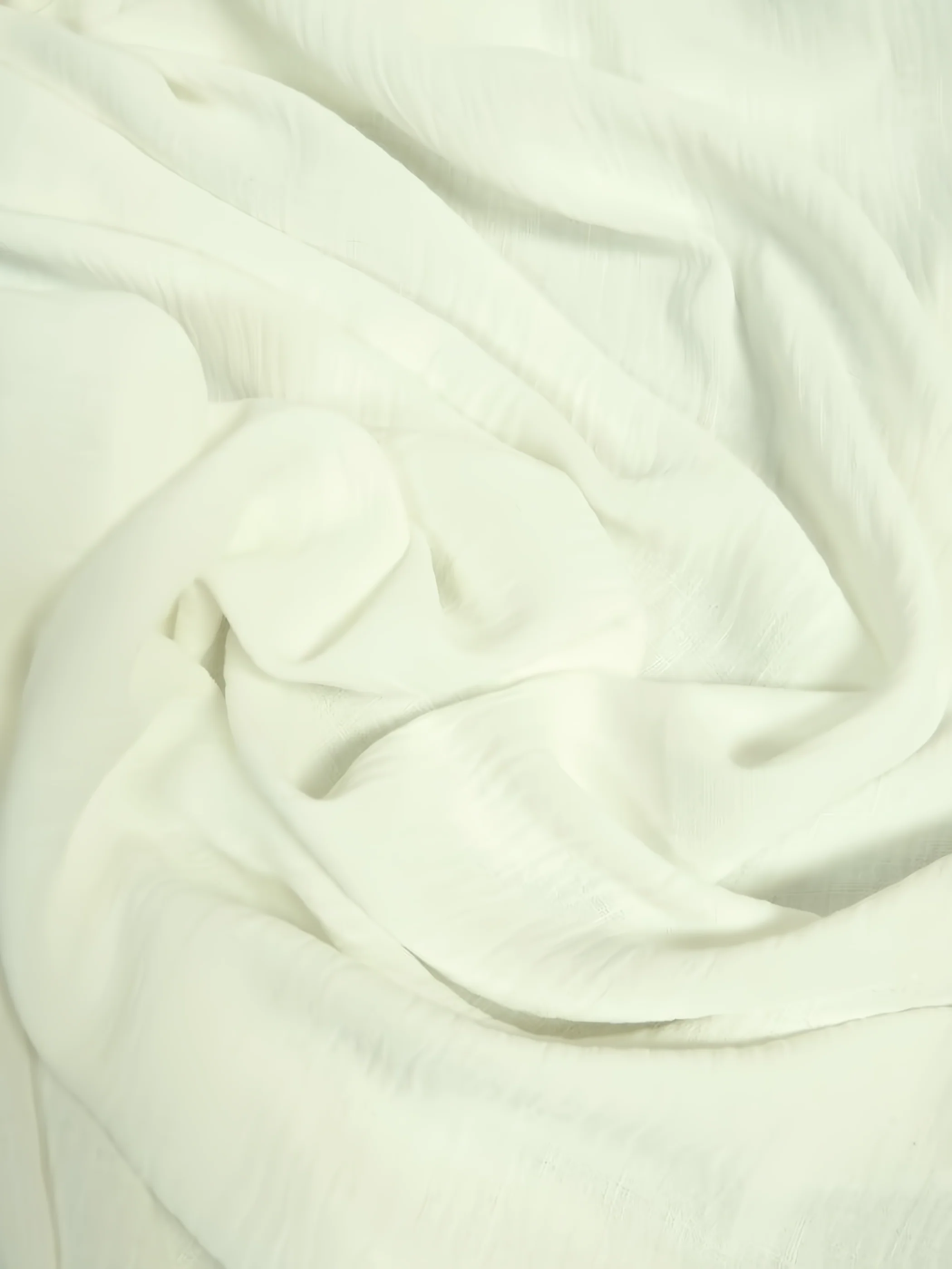 Distress Imitation Linen Fabric / Off-White / Sold By The Yard