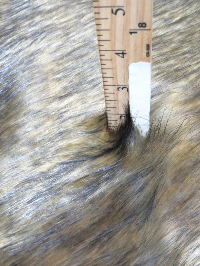 Wolf Animal Coat Costume Faux Fur Fabric / Sold By The Yard - Image 2