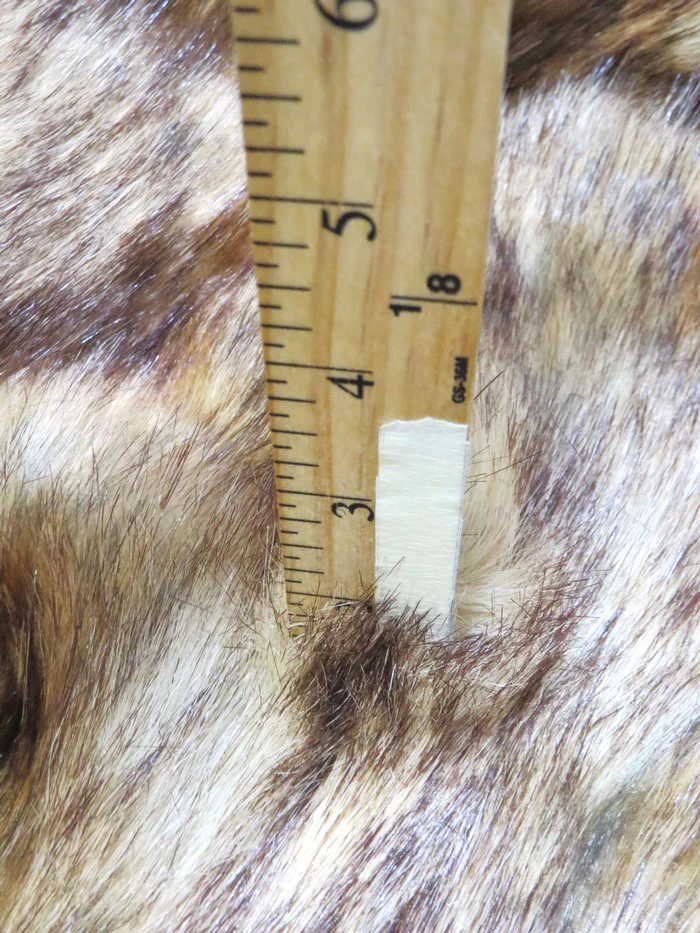 Canadian Fox Animal Long Pile Coat Costumes Faux Fur Fabric / Sold By The Yard - Image 4
