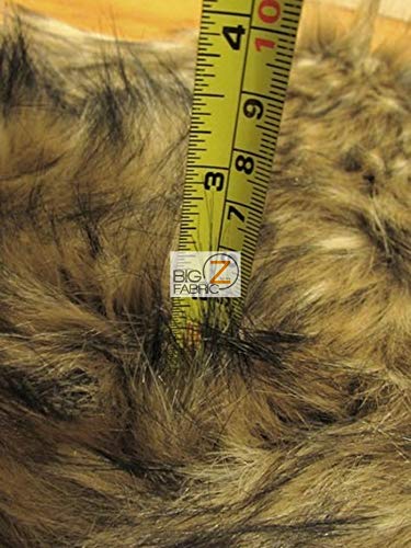 Eurasian Wolf Animal Short Pile Coat Costume Faux Fur Fabric / Sold By The Yard - Image 2