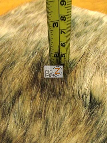 Mountain Wolf Animal Short Pile Coat Costume Faux Fur Fabric / Sold By The Yard - Image 2