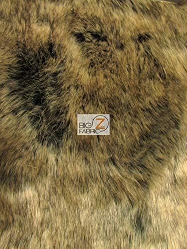 Mountain Wolf Animal Short Pile Coat Costume Faux Fur Fabric / Sold By The Yard - Image 3