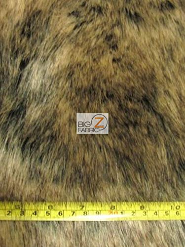 Mountain Wolf Animal Short Pile Coat Costume Faux Fur Fabric / Sold By The Yard - Image 4