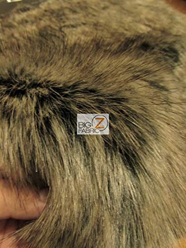 Mountain Wolf Animal Short Pile Coat Costume Faux Fur Fabric / Sold By The Yard - Image 5