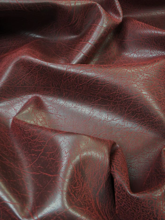 Fire Brick Distressed Velvet Flocking Vinyl / 30 Yard Roll - Image 2