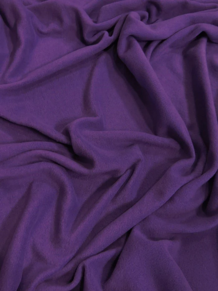 Fleece Fabric Solid / Purple / 30 Yard Roll