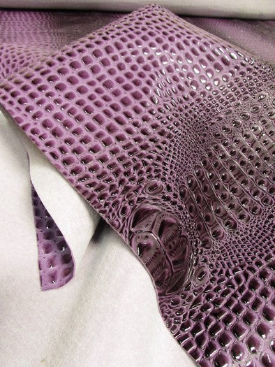 Florida Gator 3D Embossed Vinyl Fabric / Mercury Silver / By The Roll - 30 Yards - Image 4