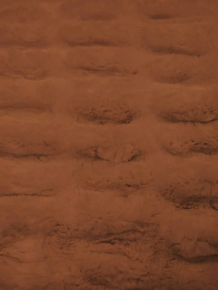French Stretch Minky Fabric - RUST