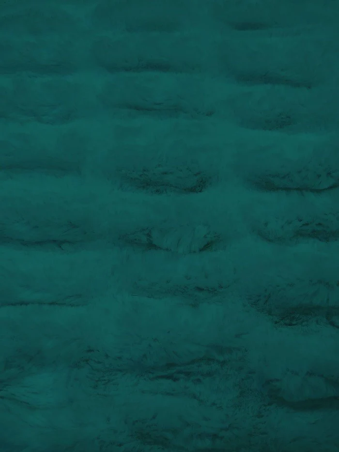 French Stretch Minky Fabric - TEAL